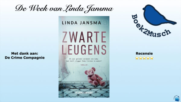 Zwarte Leugens van Linda Jansma, uitgegeven door De Crime Compagnie