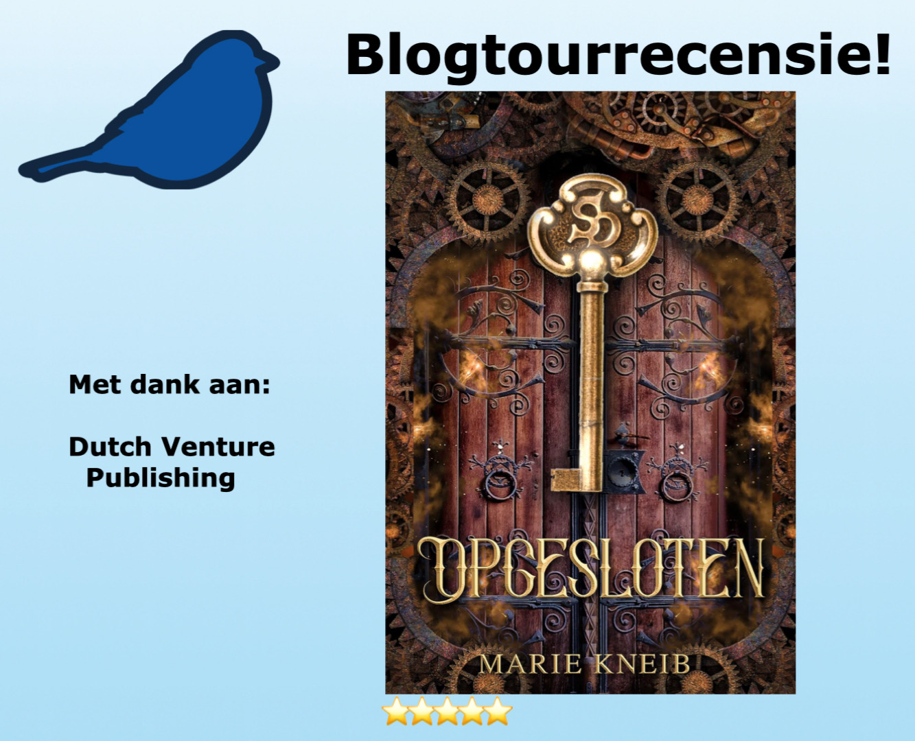 Opgesloten van Marie Kneib, uitgegeven door DutchVenture Publishing