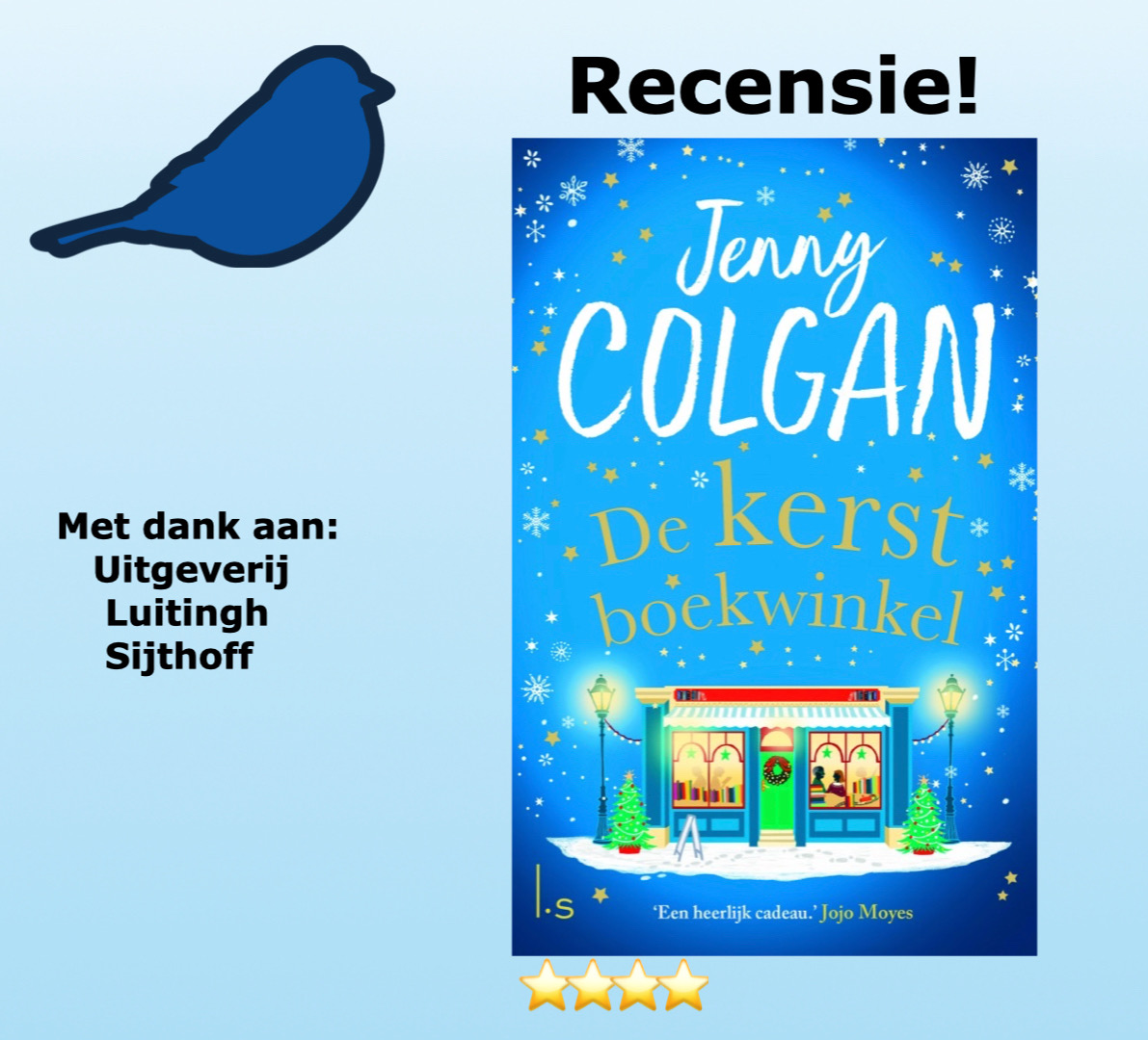 De kerstboekwinkel van Jenny Colgan, uitgegeven door uitgeverij Luitingh Sijthoff