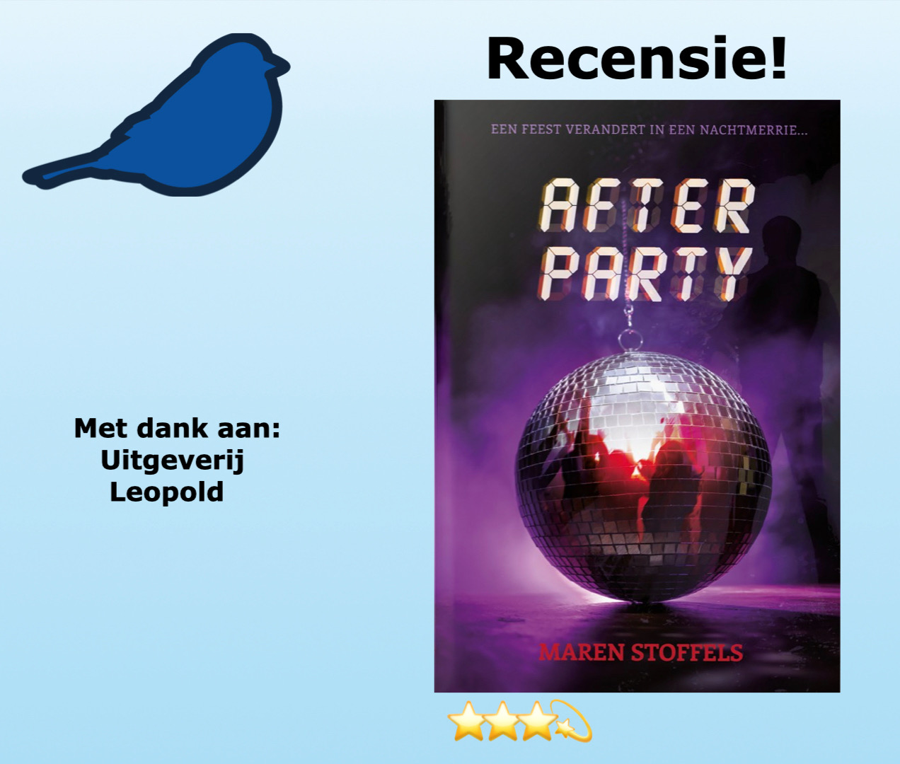 After Party van Maren Stoffels, uitgegeven door uitgeverij Leopold