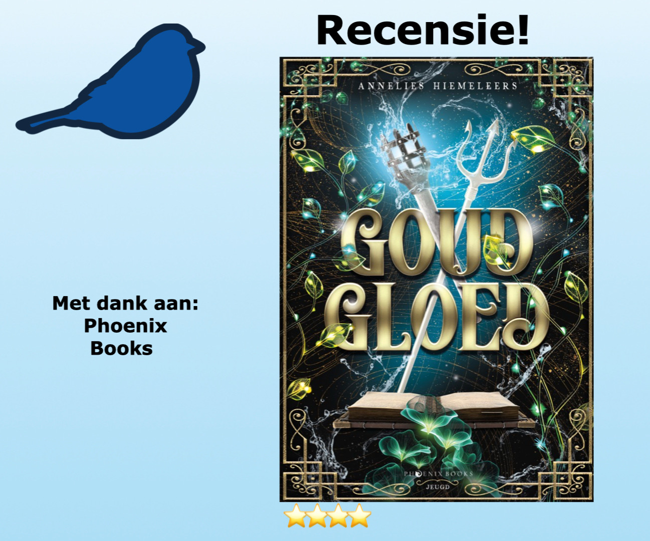 Goudgloed van Annelies Hiemeleers, uitgegeven door Phoenix Books